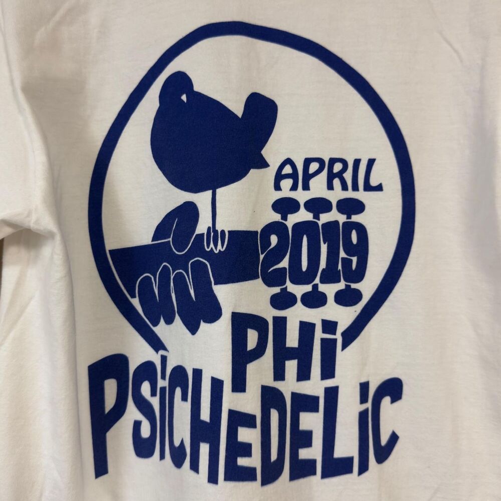 Phi Kappa Psi Sorority Fraternity Fundraiser 2019 T-Shirt Mens Medium White tee